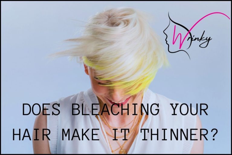 Does Bleaching Your Hair Make It Thinner?